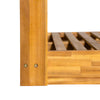 Acacia Wood Porch Swing Bed — Twin Size