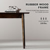 Mid-Century Dining Table in Dark Mahogany