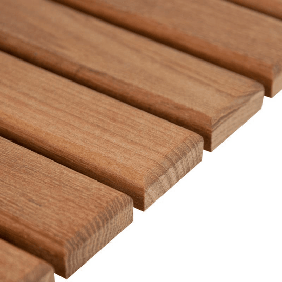 20" Premium Teak Shower Bath Mat-1