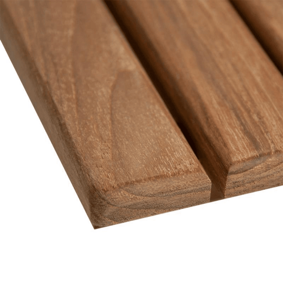 20" Premium Teak Shower Bath Mat-2
