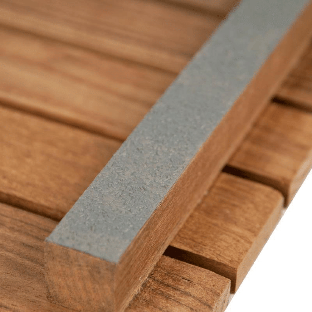 20" Premium Teak Shower Bath Mat-4