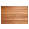 20" Premium Teak Shower Bath Mat-6