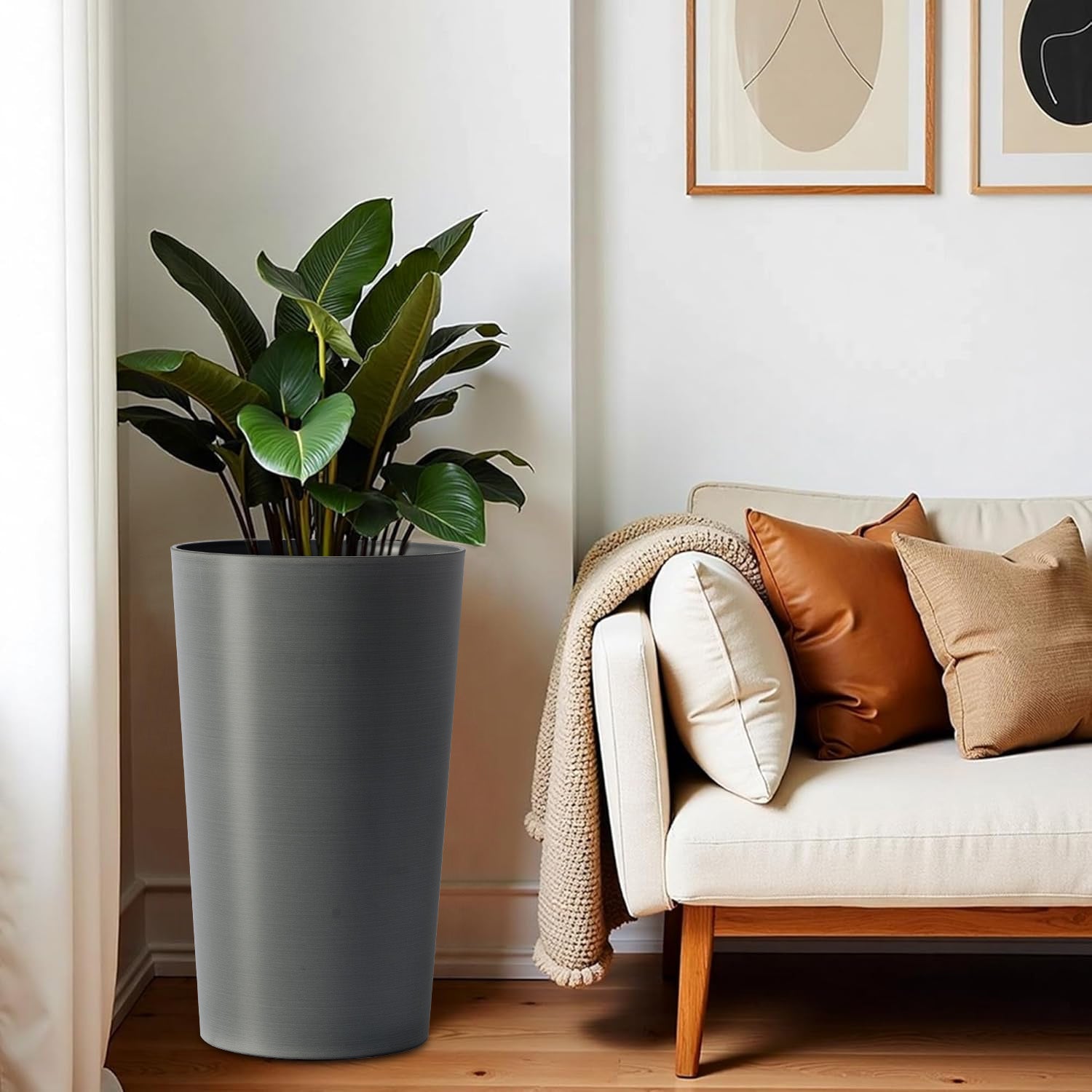 Harborview Tapered Floor Planter Set of 2
