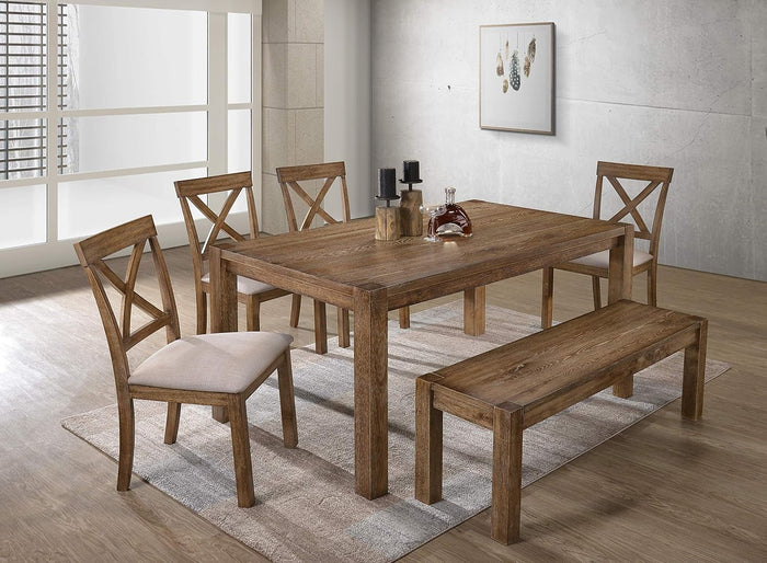 Antique oak tabletop