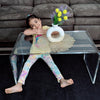 Waterfall Acrylic Coffee Table, Clear