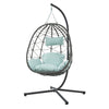 Wicker Egg Chair with Stand — Classic Hang