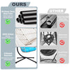 Wicker Hanging Egg Chair with Stand