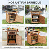 Outdoor Grill Cart — Stainless Top