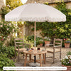6 Ft Boho Patio Umbrella with Tassels