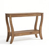 Rustic Long Console Table with Adjustable Feet