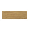 Rubberwood Dining Bench with Woven Rattan Seat
