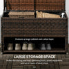 Rattan Deck Box & Towel Rack