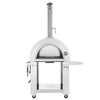 Outdoor Wood Fired Pizza Oven with Side Table