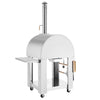 Outdoor Wood Fired Pizza Oven with Side Table