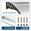 Clear Polycarbonate Door Canopy, 40.6" × 38"