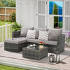Outdoor Patio Seating Set 2-piece set with Cushions for Patio, Garden