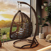 Twisted Wave Hanging Basket Swing Chair