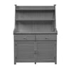Garden Potting Bench with Storage — Gray