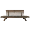 Adjustable Wood Daybed Sofa — Beige