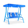 Kids' Canopy Swing Bench, 2-Seat Outdoor Glider