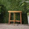 Half-Round Folding Bistro Table