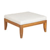 Acacia Wood Modular Sectional — 6 Piece