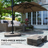 2-Piece Cantilever Umbrella Base Weight Set
