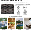 5-Piece Wicker Patio Furniture Set with Cushions-4