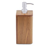Genuine Teak Soap Dispenser with Stainless Pump