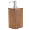 Genuine Teak Soap Dispenser with Stainless Pump