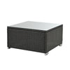 5-Piece PE Wicker Patio Sofa Set with Coffee Table
