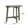 Half-Round Folding Bistro Table