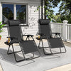 Zero Gravity Folding Lounge Chair, 300lb Recliner with Tray
