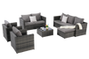 Outdoor Patio Seating Set 6-piece set with Cushions for Patio, Garden