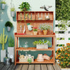 Farmhouse Potting Bench — 65 Inch