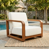 29.52" Outdoor Patio Chair With Thick Cushion