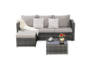 Outdoor Patio Seating Set 2-piece set with Cushions for Patio, Garden