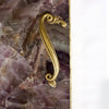 Amethyst Agate Serving Tray with Brass Handles, Square