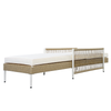 All-Weather PE Rattan Chaise Lounge, Set of 2 — Beige