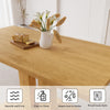 Contemporary Oak Rectangular Dining Table 46 Inches-2