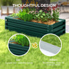 Galvanized Raised Garden Bed Planter, 4' x 2' x 1', Green