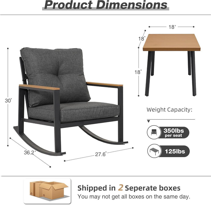 Steady rocking design