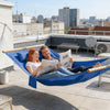 Quilted Double Hammock with Beechwood Spreader Bar