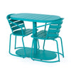 Santa Monica 3-Piece Outdoor Iron Bistro Set