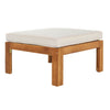 5-Piece Outdoor Sectional Sofa Set Solid Acacia Wood Beige with