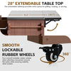 Extendable Outdoor Kitchen Island — Solid Wood