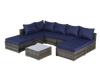 Outdoor Patio Seating Set 8-piece set with Cushions for Patio, Garden