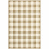 Geometric Indoor/Outdoor Area Rug — Gray & Ivory