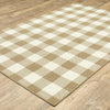 Geometric Indoor/Outdoor Area Rug — Gray & Ivory