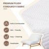 Modern 47.24 Inch Beige Oversized Chaise Lounge Chair